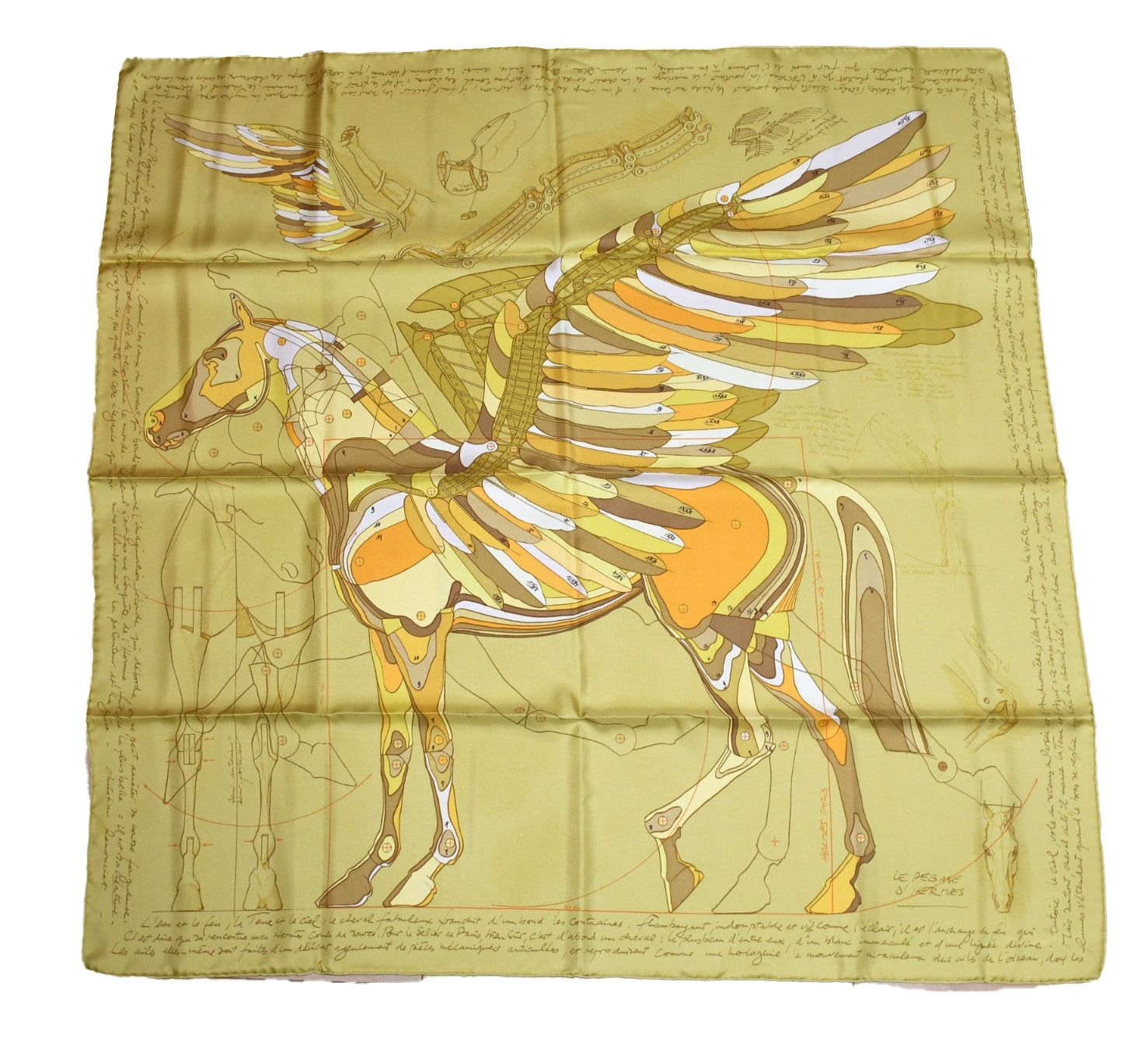 Hermes Scarf Le Pegase d