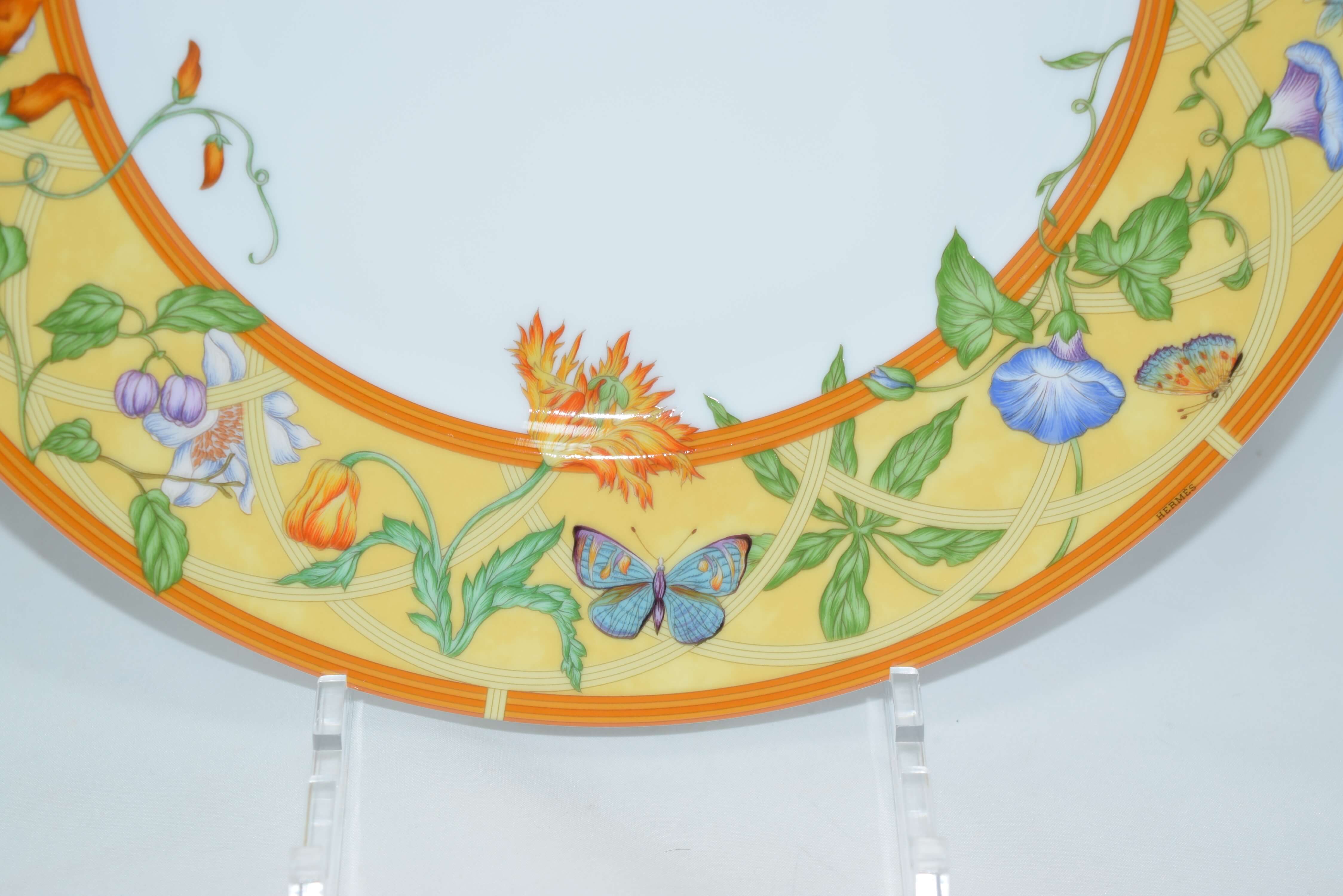 Hermes La Siesta Porcelain Dinner Plate 27 cm Dinnerware 10.6