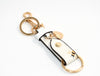 Coach Trigger Snap Bag Charm In Signature Canvas Honey Bee Print keychain