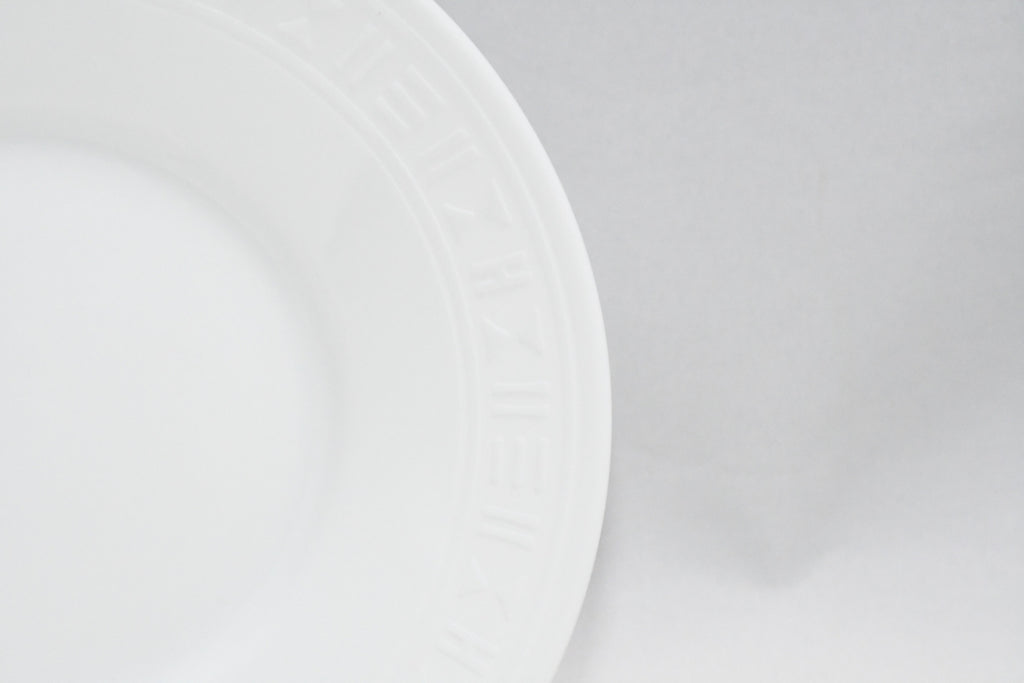 Hermes Aegean Soleil Tea Cup and Saucer 2 set white coffee dinnerware