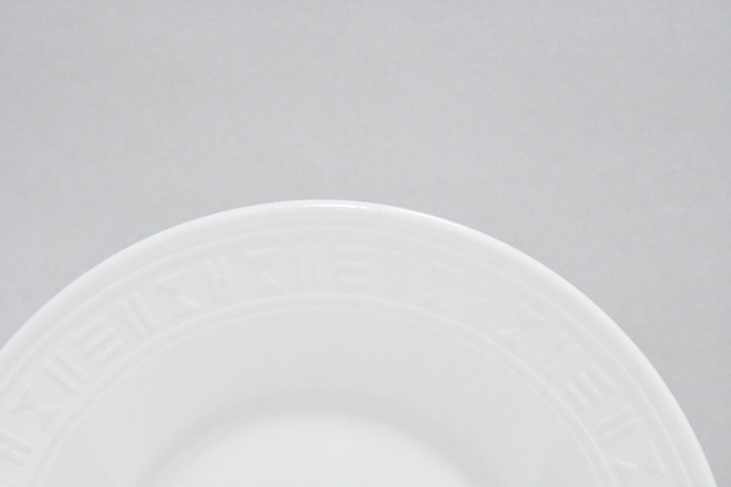 Hermes Aegean Soleil Tea Cup and Saucer 2 set white coffee dinnerware