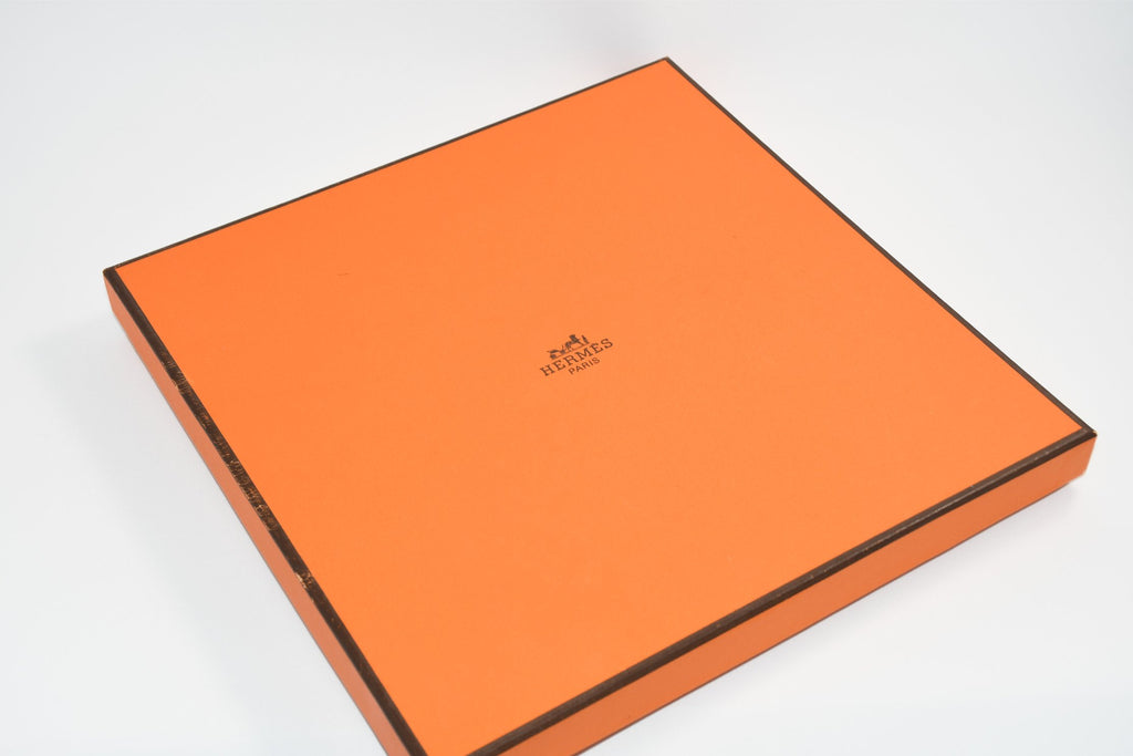 Hermes Africa Dessert Plate 22.5 cm porcelain orange animal 8.75" 0421