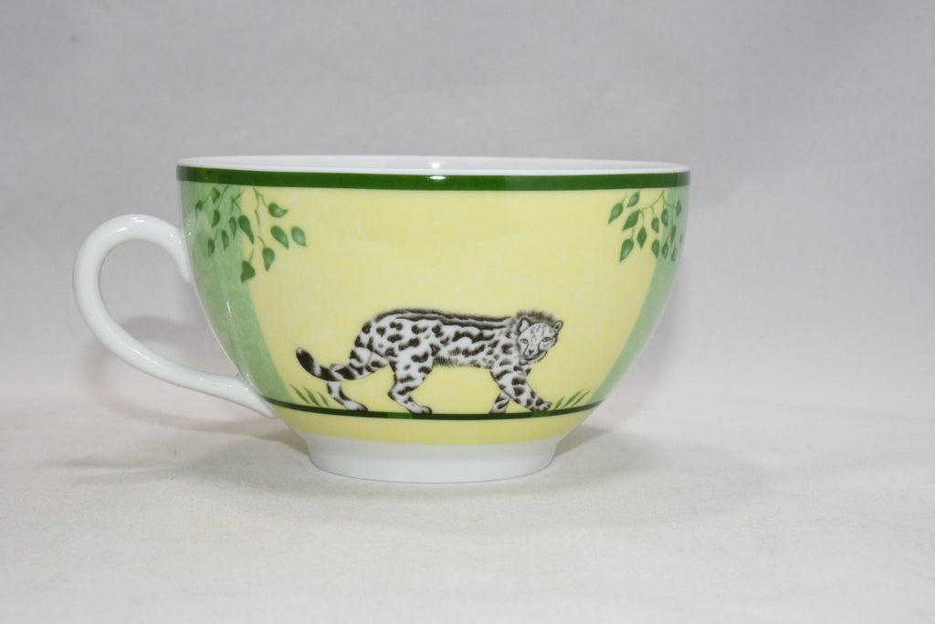 Hermes Africa Morning Cup green 2 set porcelain breakfast soup bowl