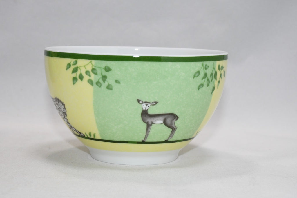 Hermes Africa Morning Cup green 2 set porcelain breakfast soup bowl