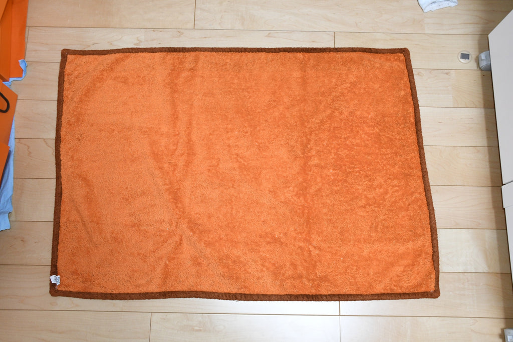 Hermes Beach Towel Bath Mat Three Lion brown Cotton Ornament Rug 94 x 64 cm