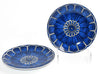 Hermes Bleus d'Ailleurs Bread Plate 16 cm Set of 2 blue porcelain cake dessert 58