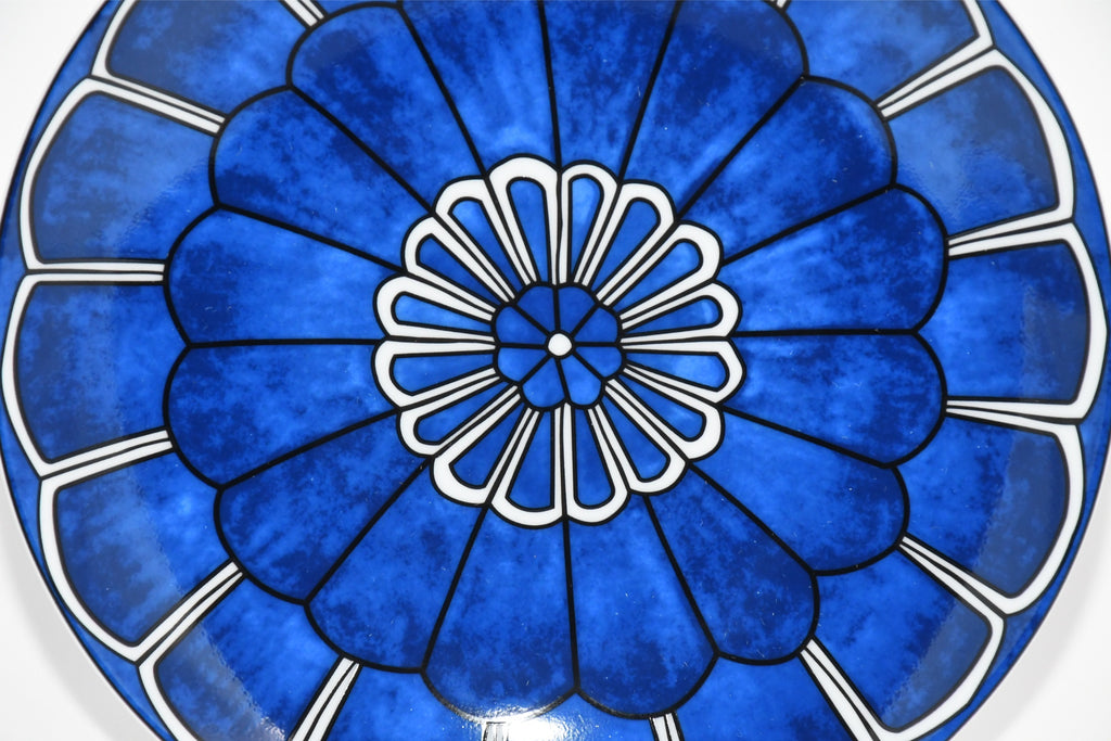 Hermes Bleus d'Ailleurs Bread Plate 16 cm Set of 2 blue porcelain cake dessert 58