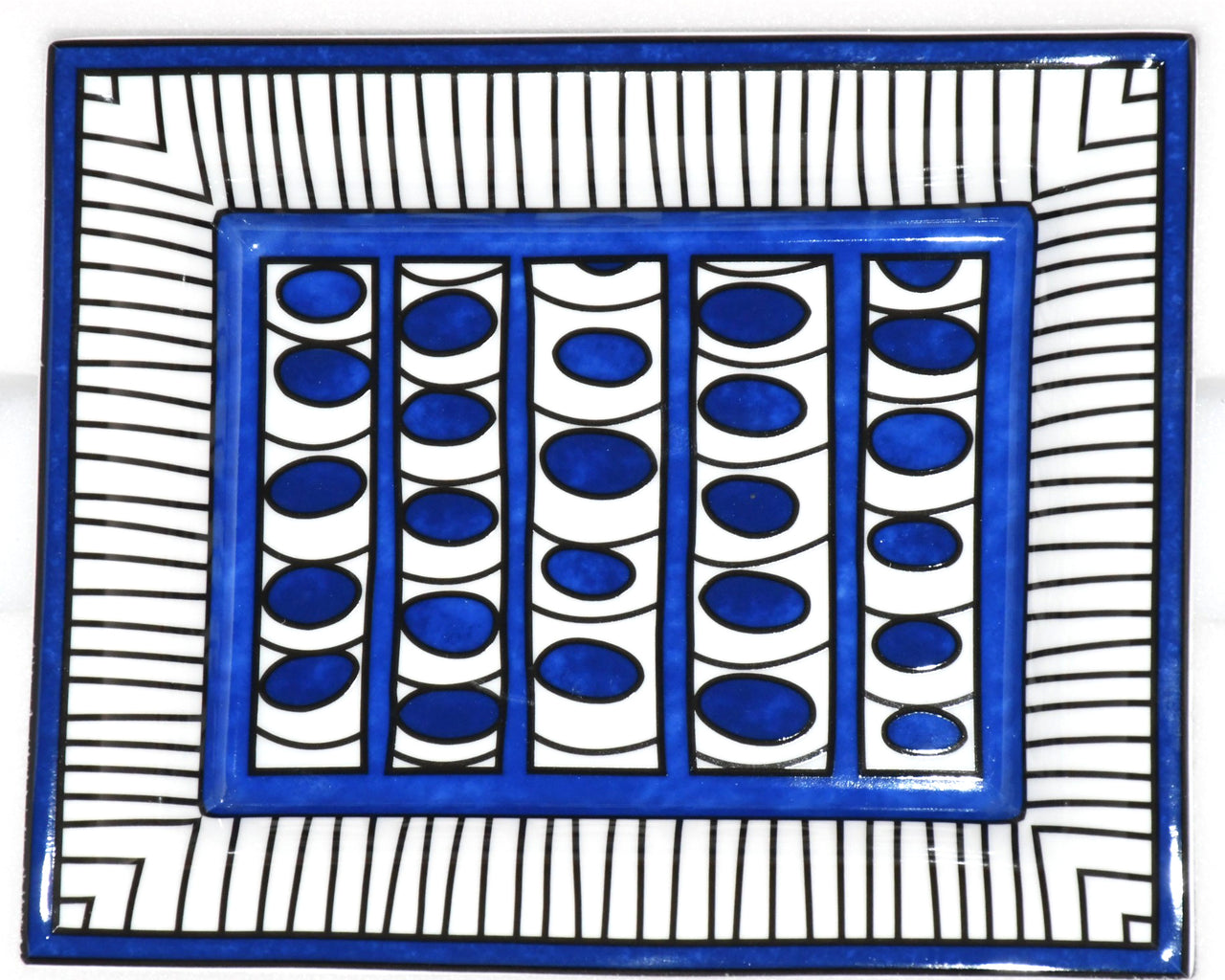 Hermes Bleus d'Ailleurs Change tray porcelain Ashtray blue plate tableware