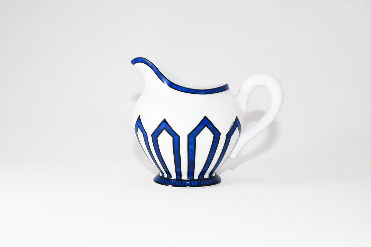Hermes Bleus d'Ailleurs Creamer pot blue porcelain soup tea coffee cup 200 ml