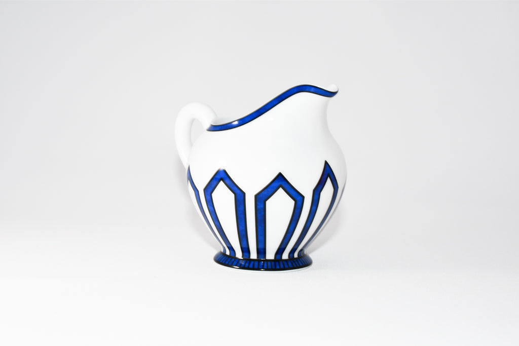 Hermes Bleus d'Ailleurs Creamer pot blue porcelain soup tea coffee cup 200 ml