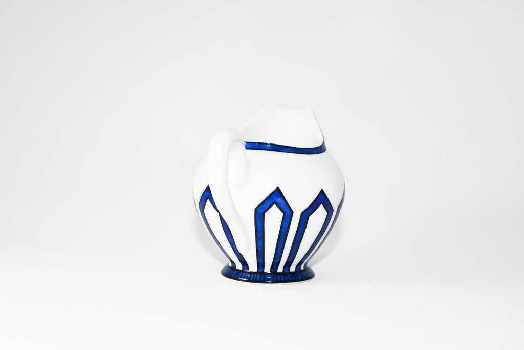 Hermes Bleus d'Ailleurs Creamer pot blue porcelain soup tea coffee cup 200 ml
