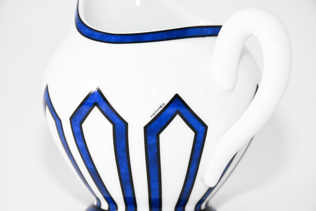 Hermes Bleus d'Ailleurs Creamer pot blue porcelain soup tea coffee cup 200 ml