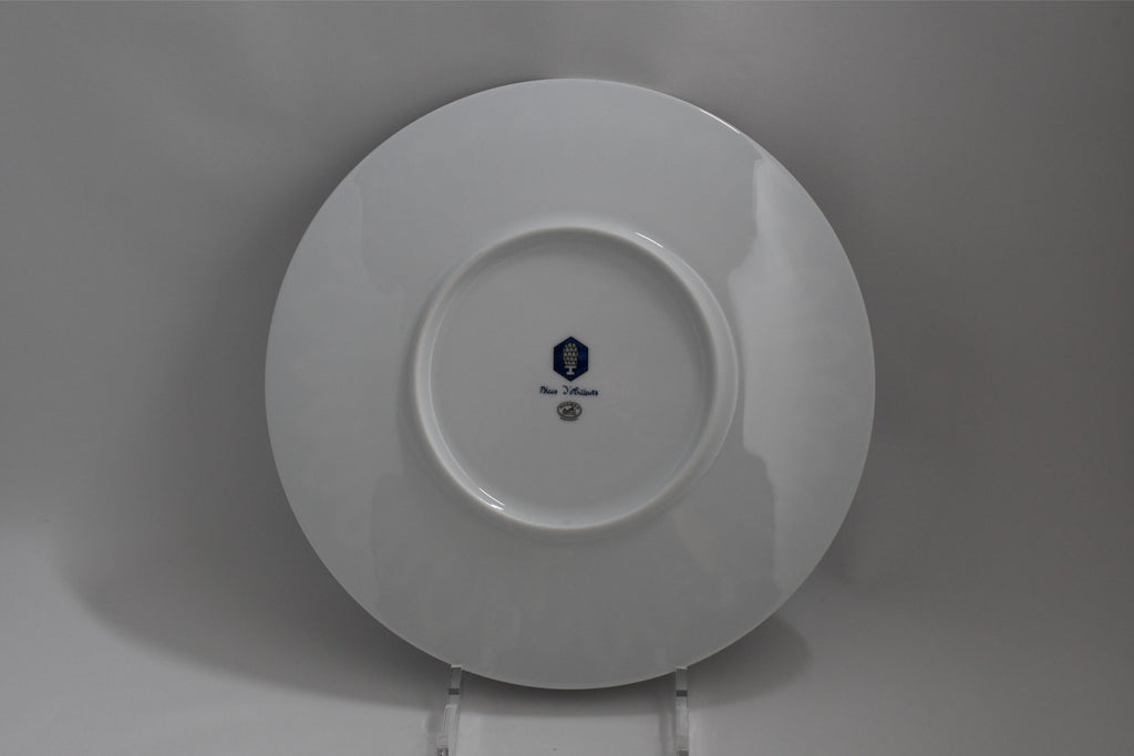 Hermes Bleus d'Ailleurs Dinner Plate 27 cm Set of 2 porcelain tableware blue EX+