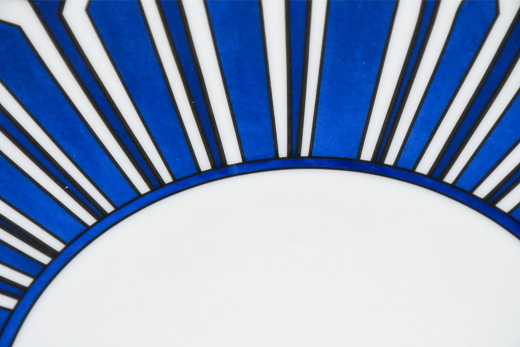 Hermes Bleus d'Ailleurs Dinner Plate 27 cm porcelain tableware blue EX+