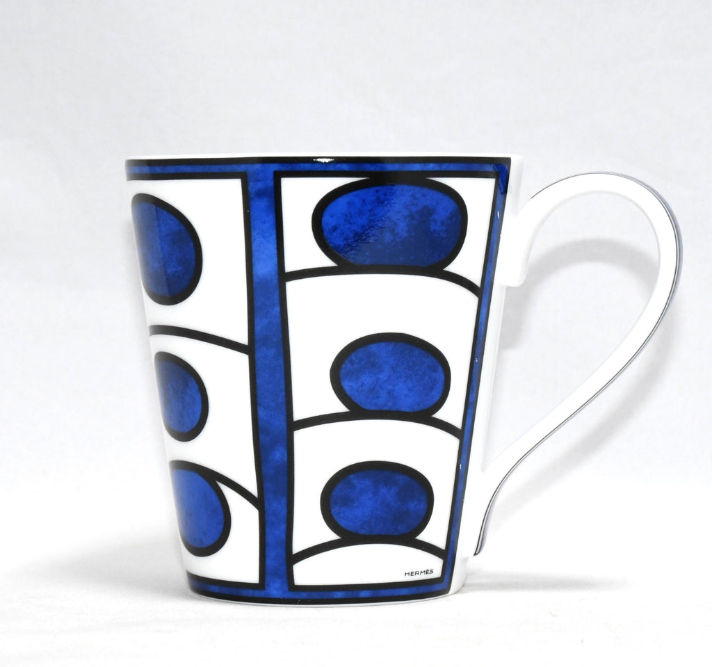 Hermes Bleus d'Ailleurs Mug cup blue dinnerware tea coffee No.1