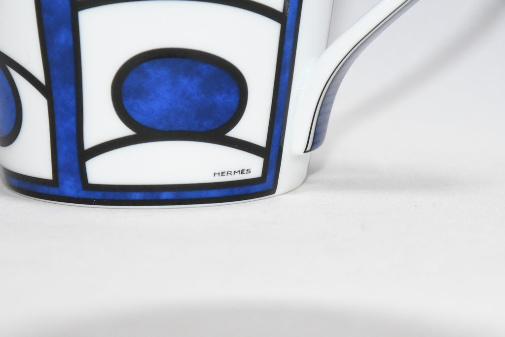 Hermes Bleus d'Ailleurs Mug cup blue dinnerware tea coffee No.1