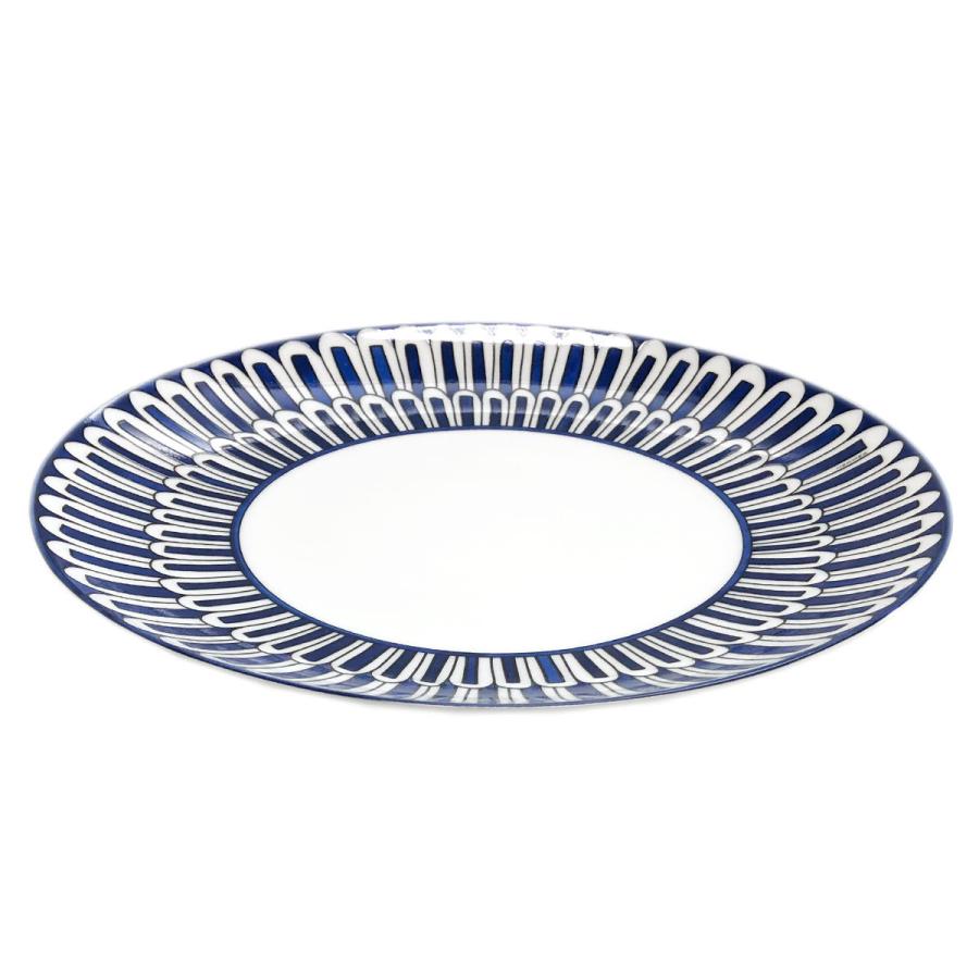 Hermes Bleus d'Ailleurs Dessert Plate 22 cm blue porcelain dinner 8.75"