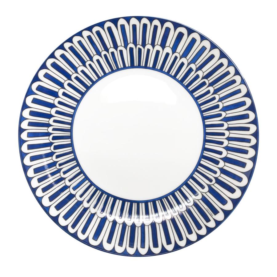 Hermes Bleus d'Ailleurs Set of 2 Dessert Plate 22 cm blue porcelain dinner 8.75"