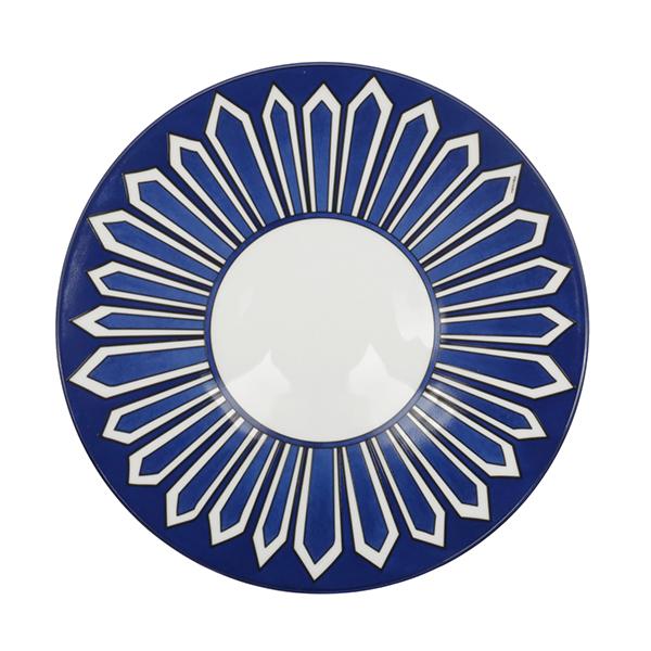 Hermes Bleus d'Ailleurs Dinner Plate 27 cm porcelain tableware blue 10.8"