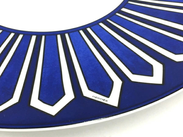 Hermes Bleus d'Ailleurs Dinner Plate 27 cm porcelain tableware blue 10.8" YA39