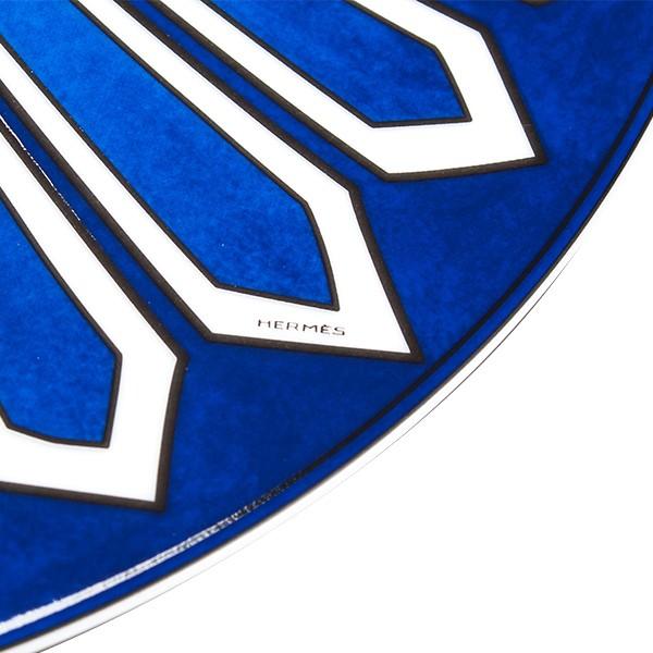 Hermes Bleus d'Ailleurs Dinner Plate 27 cm porcelain tableware blue 10.8" YA39