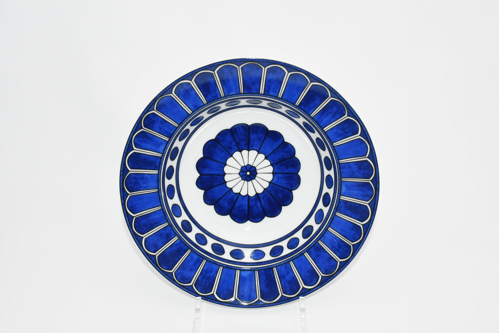Hermes Bleus d'Ailleurs Set of 2 Pasta Plate porcelain soup dinner 24 cm M014