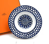 Hermes Bleus d'Ailleurs Soup Plate porcelain pasta 21 cm 055