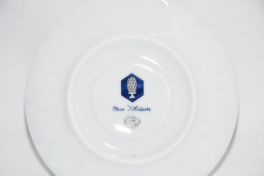 Hermes Bleus d'Ailleurs Tea Cup and Saucer 2 set blue porcelain coffee 200 ml M01
