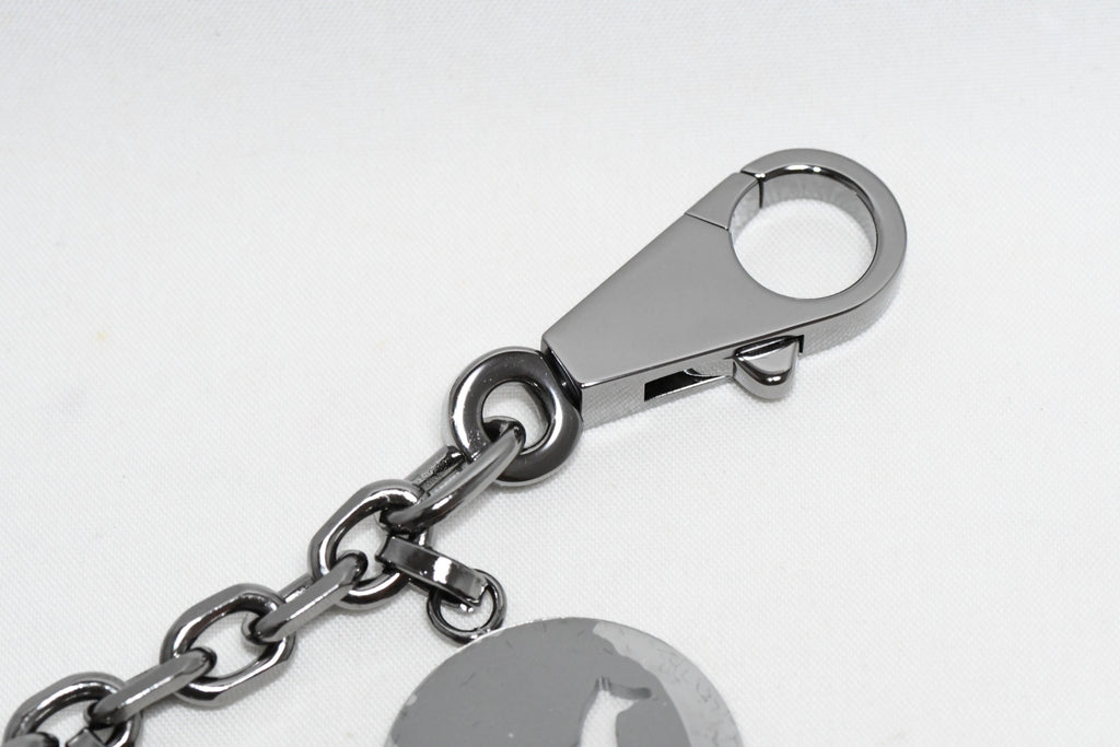 Hermes Breloque Olga Ruthenium black Silver Charm Amulette Cadena Berloque