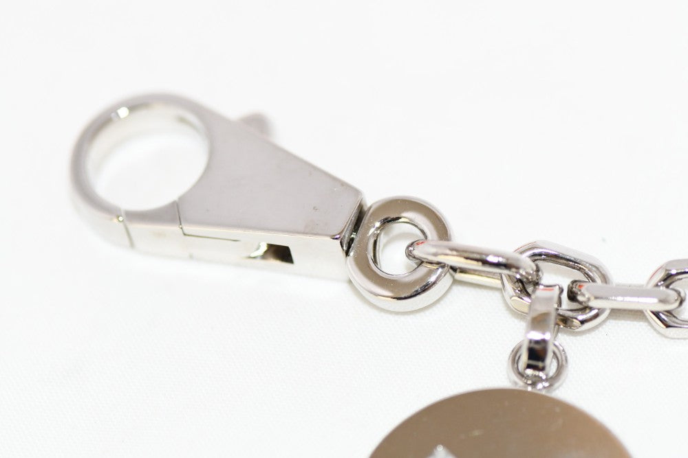 Hermes Breloque Olga Silver Charm Bag Amulette Palladium Berloque Cadena ME15