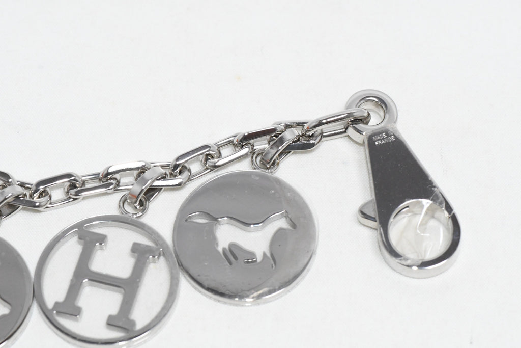 Hermes Breloque Olga Silver Charm bag amulette Cadena berloque Sealed NEW