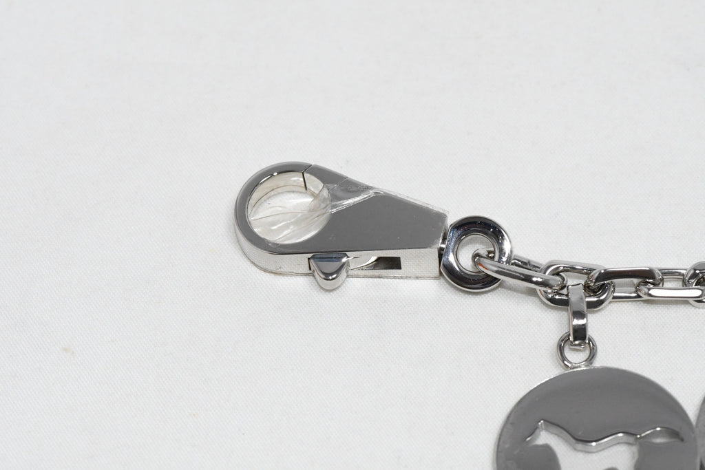 Hermes Breloque Olga Silver Charm bag amulette Cadena berloque Sealed NEW