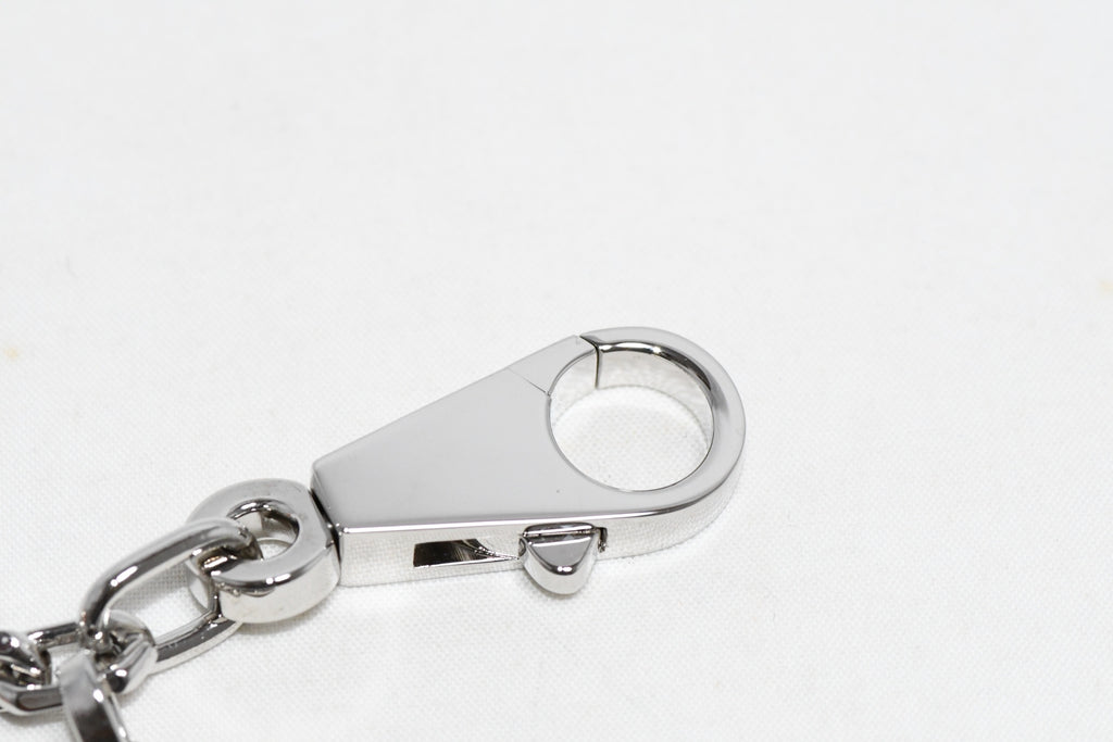 Hermes Breloque Olga Silver Charm bag amulette palladium berloque Cadena 048