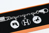 Hermes Breloque Olga Silver Charm bag amulette palladium berloque Cadena 048