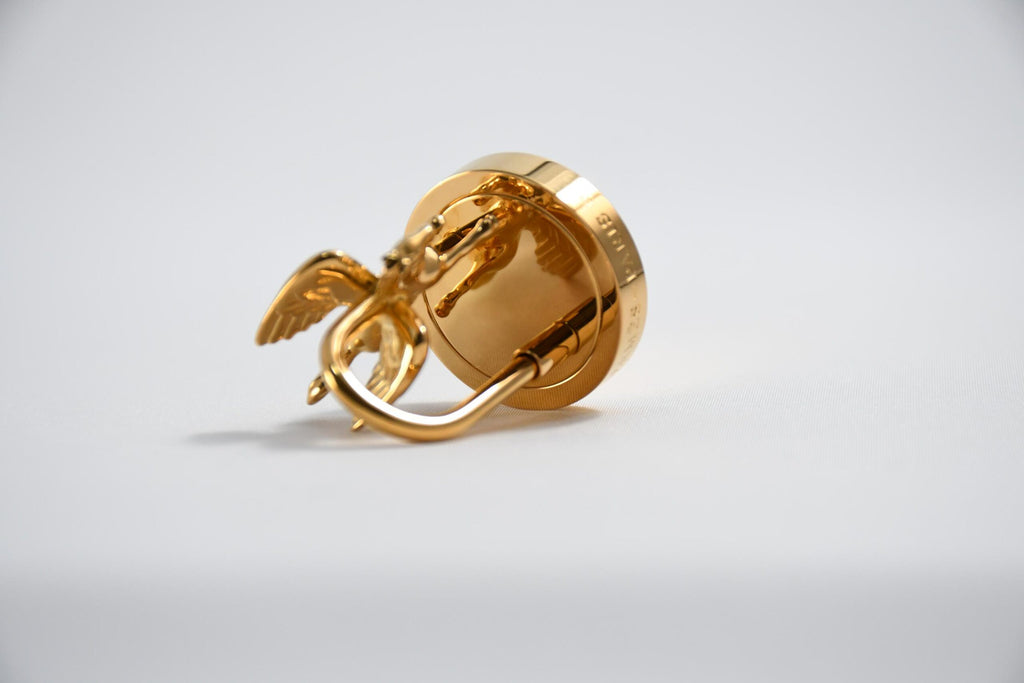Hermes Cadena Anne de la Danse Gold Pegasus horse motif bag charm dance