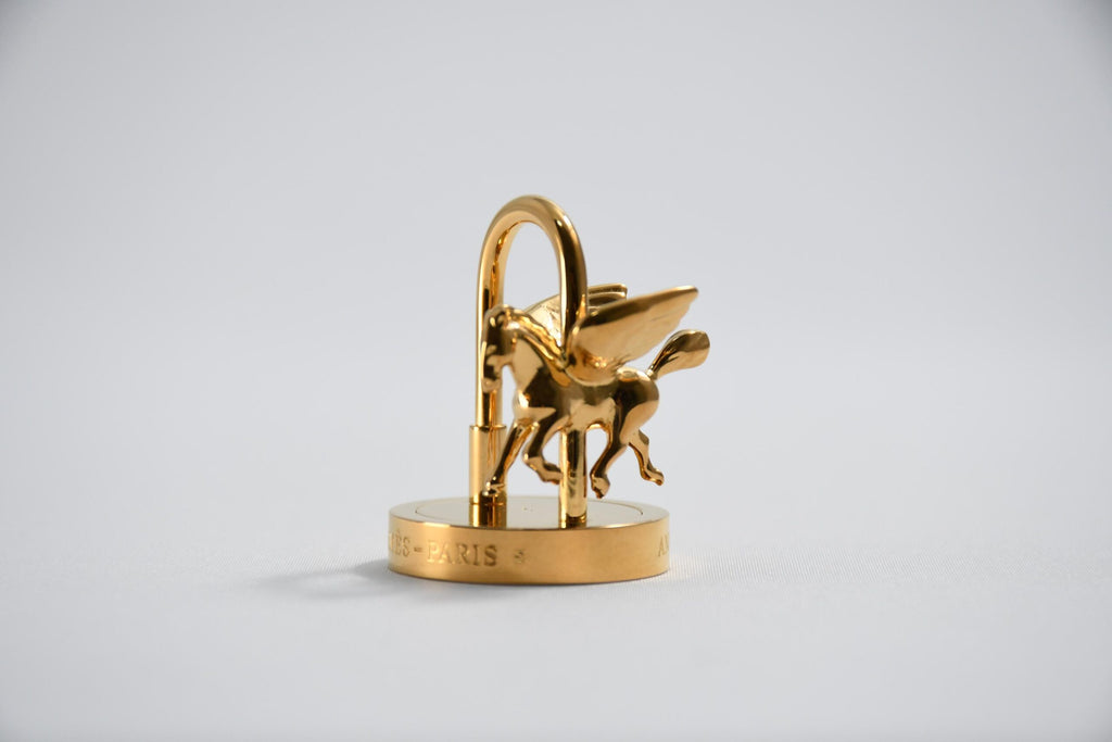 Hermes Cadena Anne de la Danse Gold Pegasus horse motif bag charm dance