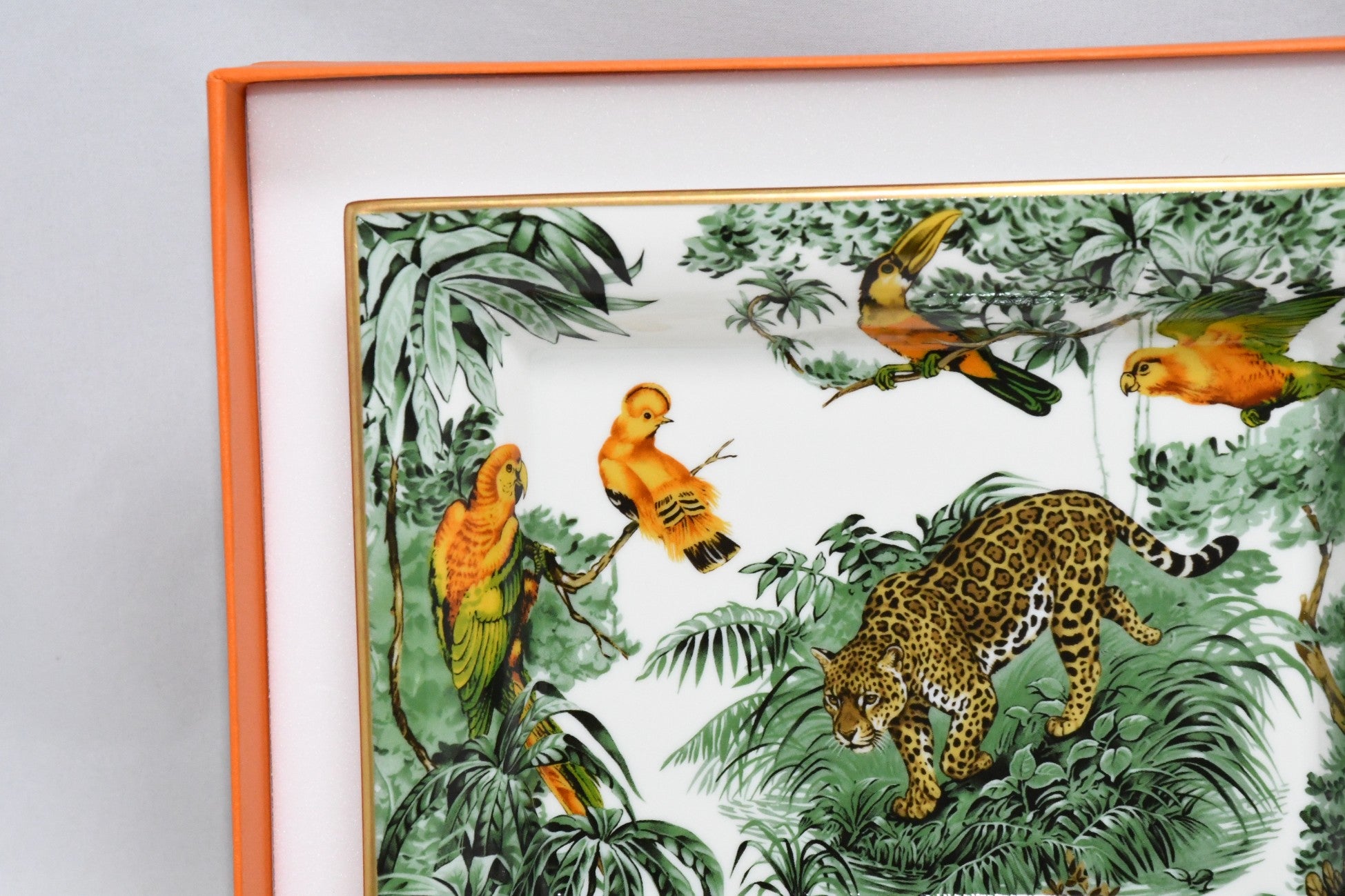 Hermes Carnets d'Equateur Change tray porcelain Ashtray plate