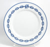 Hermes Chaine D'ancre Dessert Plate 22cm blue porcelain 8.9" 012
