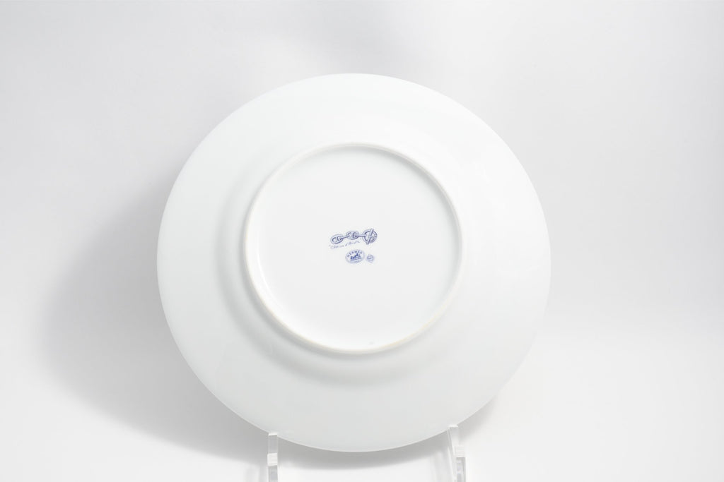 Hermes Chaine D'ancre Dessert Plate 22cm blue porcelain 8.9" 012
