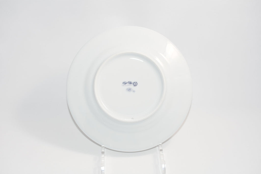 Hermes Chaine D'ancre Dessert Plate 22cm blue porcelain 8.9" 082