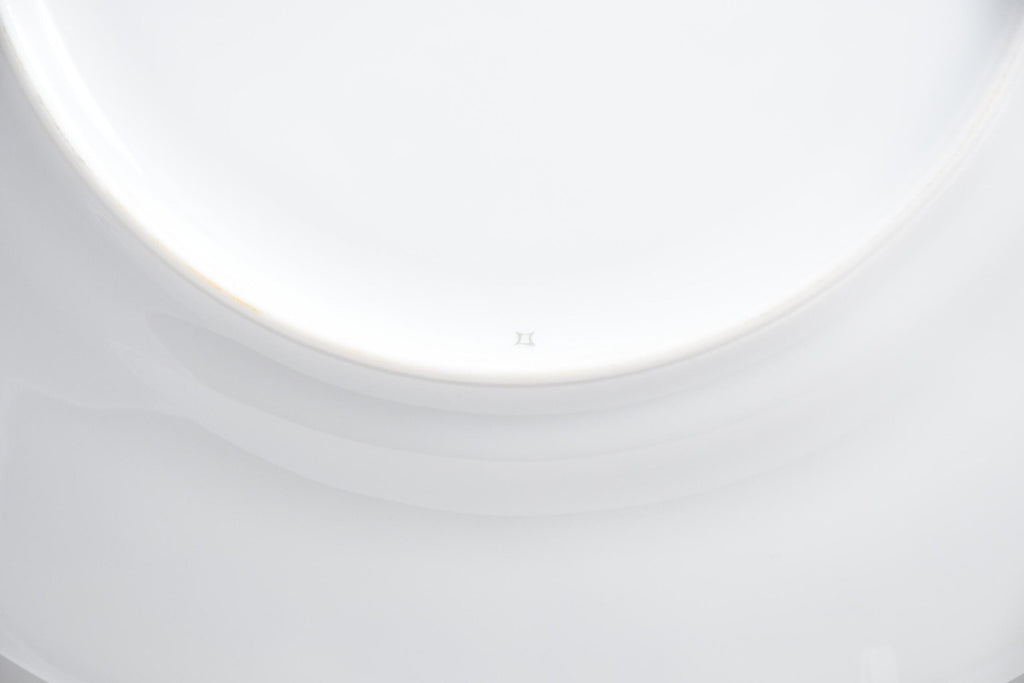 Hermes Chaine D'ancre Dinner Plate 27 cm blue porcelain dinnerware 10.6” 023