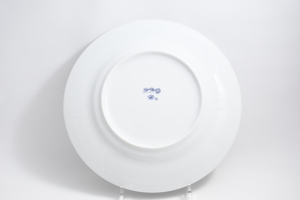 Hermes Chaine D'ancre Dinner Plate 27 cm blue porcelain dinnerware 10.6” 061