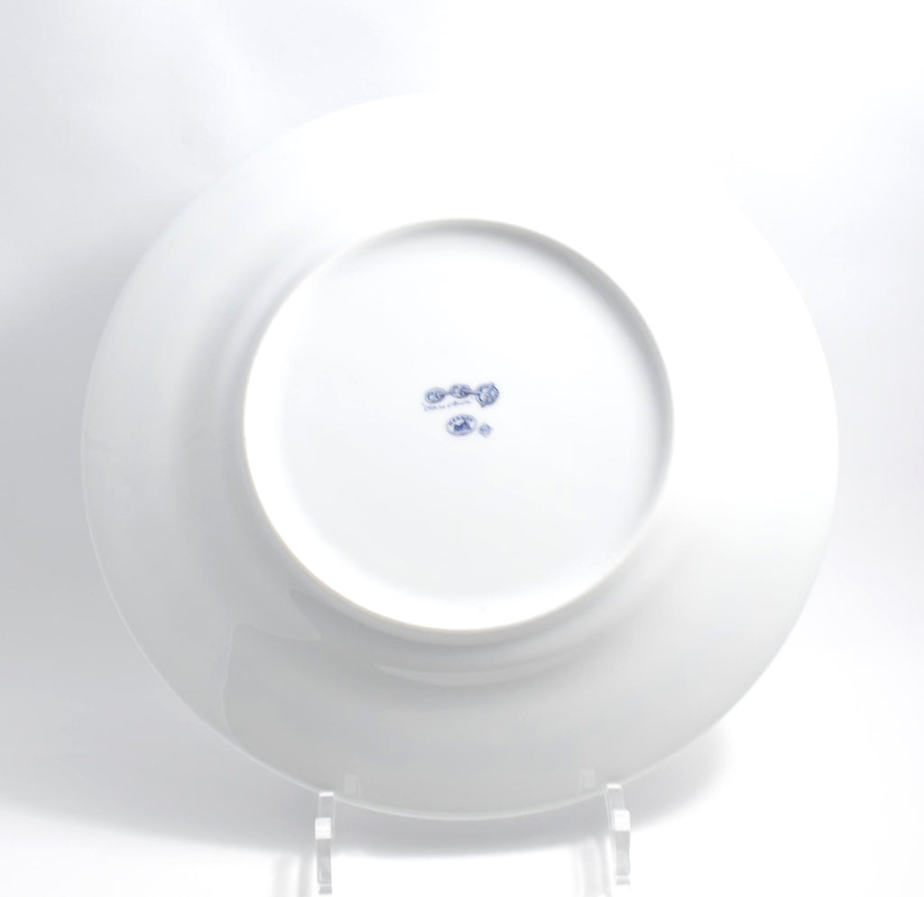 Hermes Chaine D'ancre Dinner Plate 27 cm blue porcelain dinnerware Set of 2