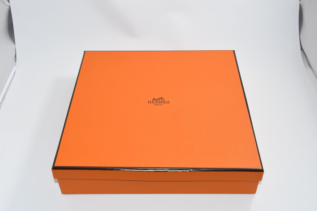 Hermes Chaine D'ancre Dinner Plate 27 cm blue porcelain dinnerware Set of 2