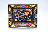 Hermes Change tray Black Japanese folding fan porcelain Ashtray vintage 831