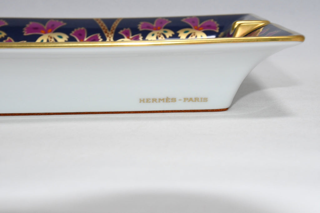 Hermes Change tray Camel porcelain Ashtray night star dinnerware vintage