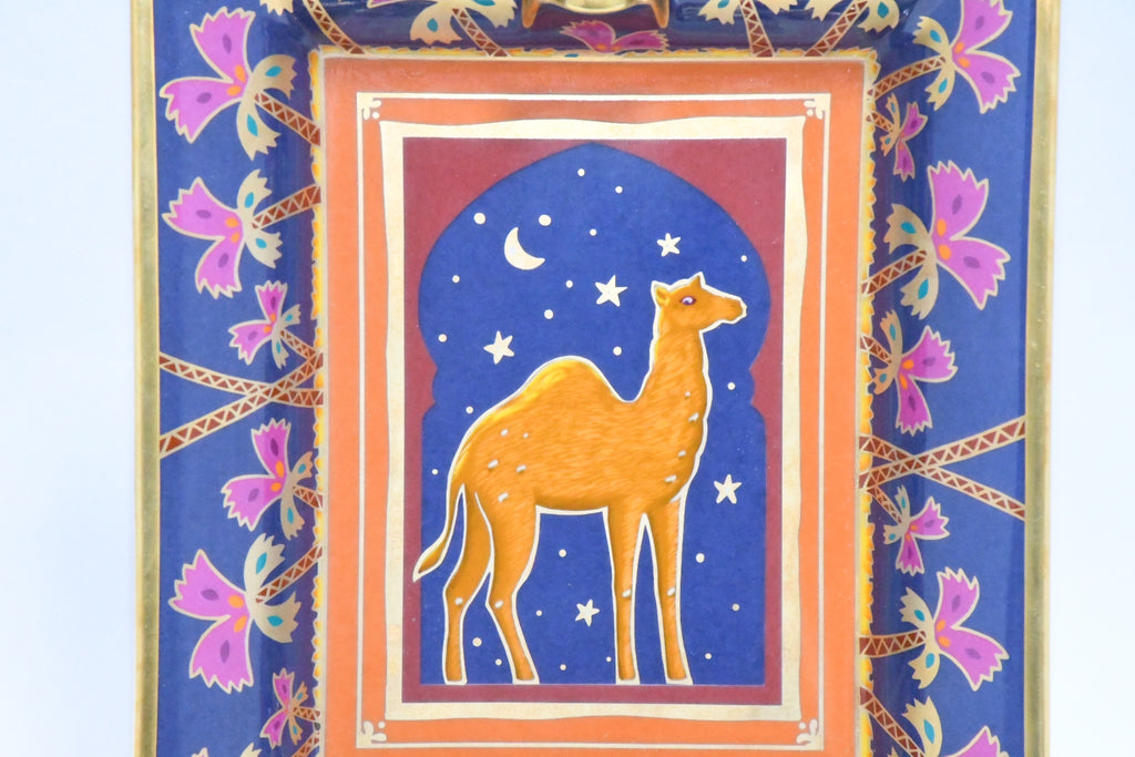 Hermes Change tray Camel porcelain Ashtray night star dinnerware vintage