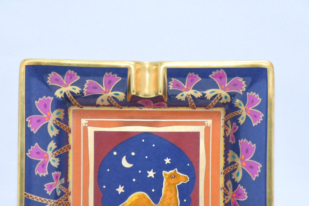 Hermes Change tray Camel porcelain Ashtray night star dinnerware vintage
