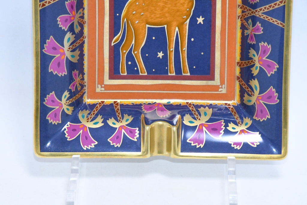 Hermes Change tray Camel porcelain Ashtray night star dinnerware vintage