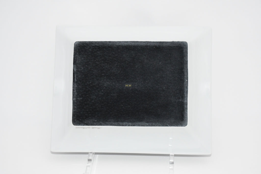 Hermes Change tray Chasse en Inde Blue porcelain Ashtray india tiger plate